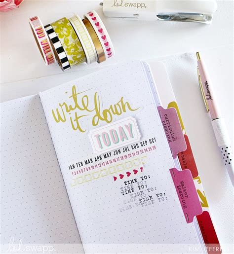 Heidi Swapp Journal Studio Travel Journal By Kim Jeffress For