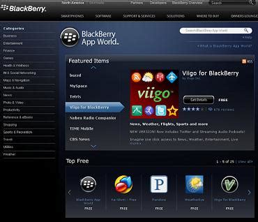 BlackBerry Apps 2Day: BlackBerry App World Webbed for Browsing ...