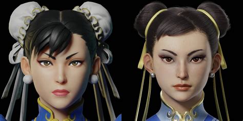 Beautiful And Gorgeous Sf 5 And Sf 6 Chun Li Face By Billylunn05 On Deviantart