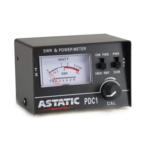 Astatic PDC1 SWR Power Meter With 3 Coax SWR Booklet