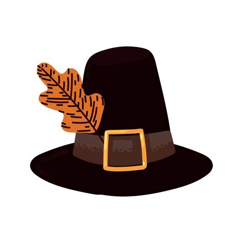 Thanksgiving pilgrim hat 13827976 Vector Art at Vecteezy