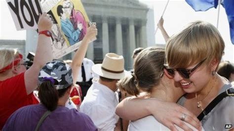 US Supreme Court In Historic Rulings On Gay Marriage BBC News