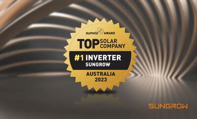 Sunwiz Honours Sungrow as the Top Solar Inverter Brand in Australia for ...