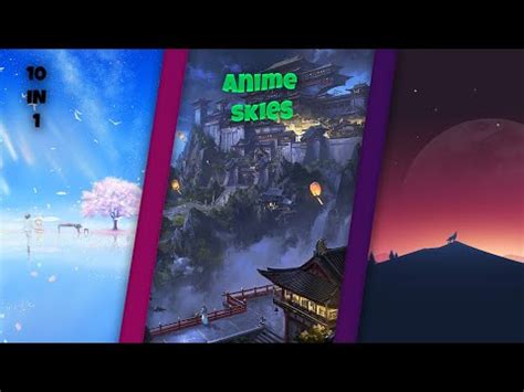 10 In 1 Anime Sky Overlay Pack Minecraft Sky Overlay YouTube