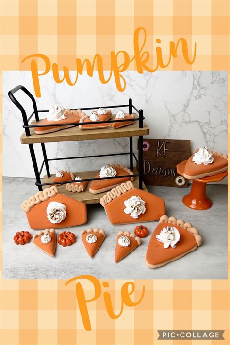 Fake Pumpkin Pie Fall Tiered Tray Fake Pumpkin Pie Slice Faux Pumpkin Pie Etsy