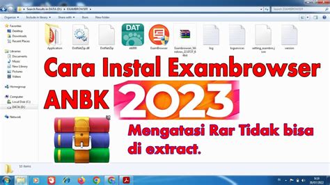 Cara Instal Aplikasi Exambrowser Versi Anbk Youtube