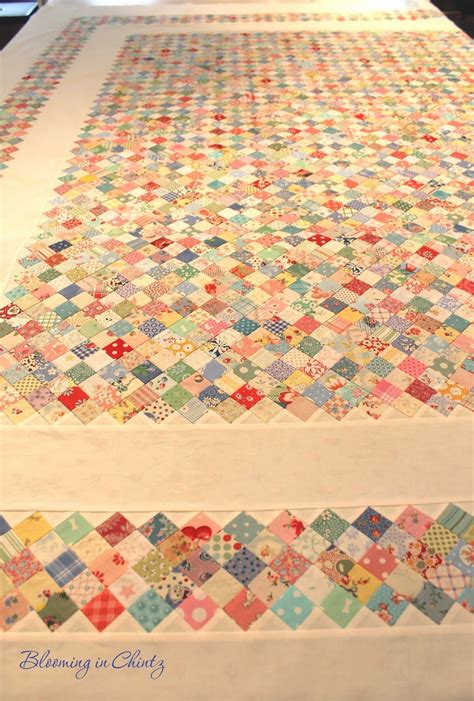 Postage Stamp Quilt Forty Nine Cents By Rahna Summerlin