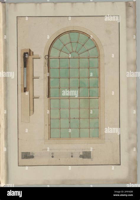 Sliding window, design drawing Stock Photo - Alamy