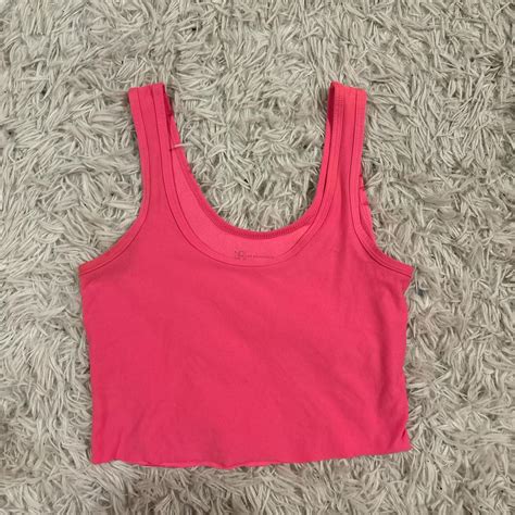 Hot Pink Tank Top Sz Small Depop