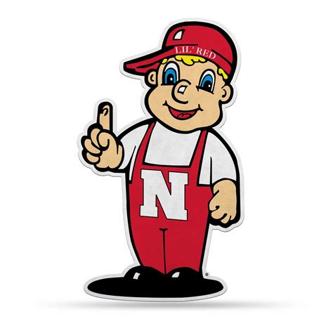 Nebraska Cornhuskers Pennant Shape Cut Mascot Design - Sports Fan Shop