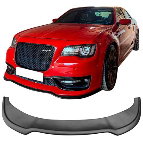 Ikon Motorsports Compatible With 15 23 Chrysler 300 Front Bumper Lip Spoiler Chin Splitter Pp