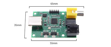 Digital Interface Module Usb To Spdif Coaxial Optical I2s Sa9227 32bit