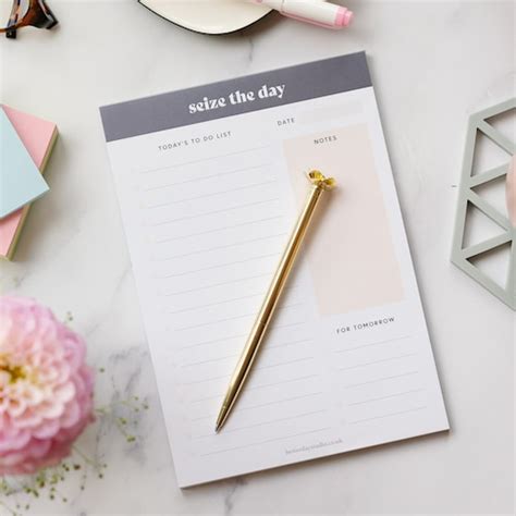 Daily Planner Notepad To Do List Notepad Daily Schedule Etsy