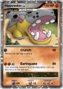 Pokémon Shiny Hippowdon - Sand Feild - My Pokemon Card