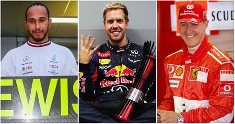 Hamilton Vettel Schumacher Alonso 10 Greatest F1 Drivers Of All Time Ranked