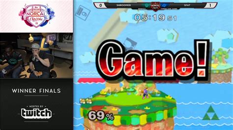 The Norcal Classic Winner Finals Shroomed Sheik Marth Doc Vs SFAT