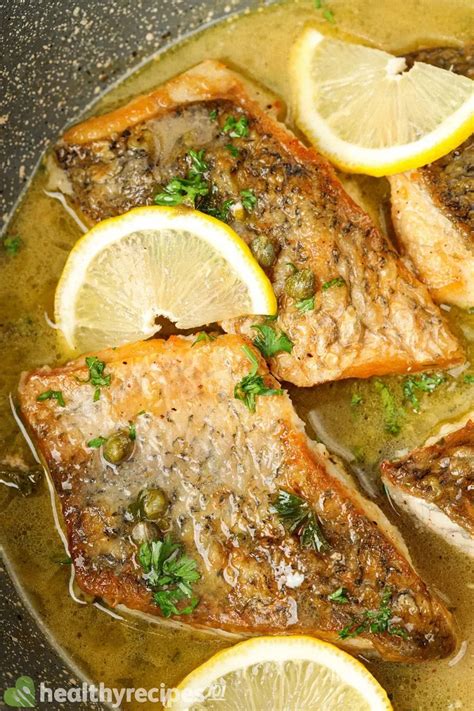 Sea Bass Piccata Recipe Zesty And Delicious