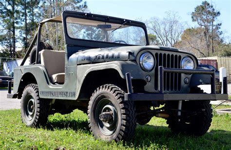 Rare 1955 Jeep Willys Cj5 Military Vehicle Milli”