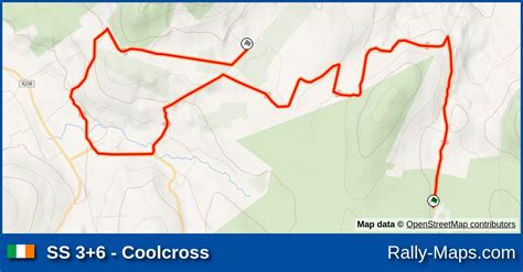 SS 3 6 Coolcross Stage Map Donegal International Rally 2024 ITRC