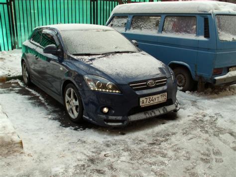 Тюнинг - комплект линзованных фар (devil eyes) для Киа Сид - Kia Ceed ...