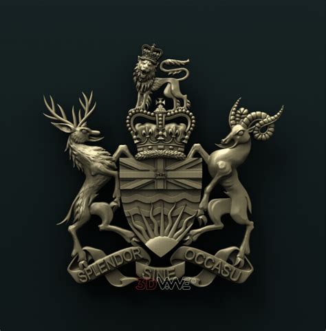 British Columbia Coat of Arms - All American Woodworks