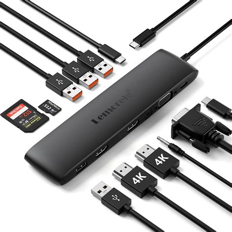 Amazon Co Jp USB C Docking Station With 10 Gbps USB C A Data Port