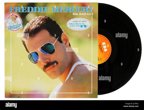 Freddie Mercury Mr Bad Guy album Stock Photo - Alamy