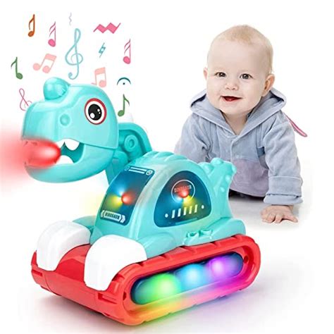 COVTOY Baby Toys for 1 Year Old Boy with Music Light Up, Crawling Toys for Babies 6-12 Months ...