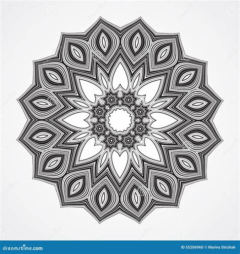 Fractal Mandala Coloring Pages