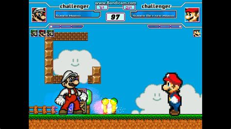 Mugen 4 Different Versions Of Mario Vs 4 Different Versions Of Luigi