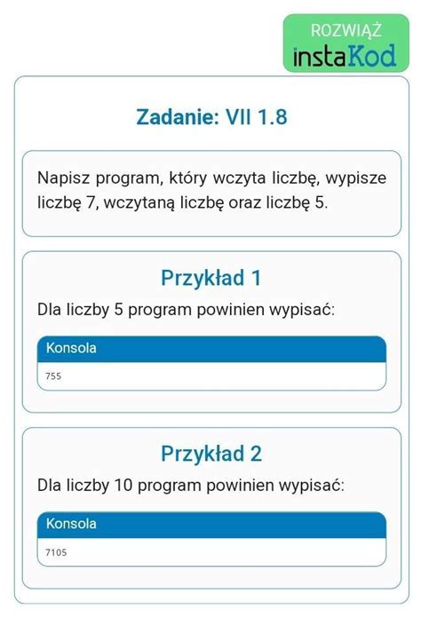 Napisz Program Instakod Brainly Pl