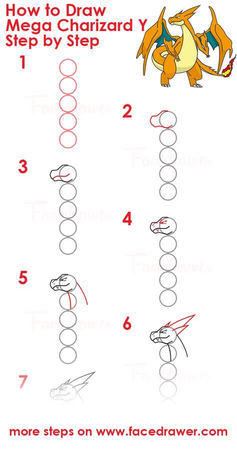 How To Draw Charizard Easy Step By Step At Drawing Tutorials