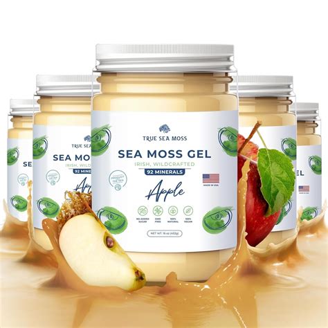 Trueseamoss Wildcrafted Irish Sea Moss Gel Nutritious Raw Seamoss