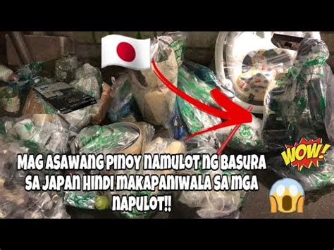 Dumpster Diving Jackpot Mag Asawang Pinoy Namulot Ng Basura Sa Japan