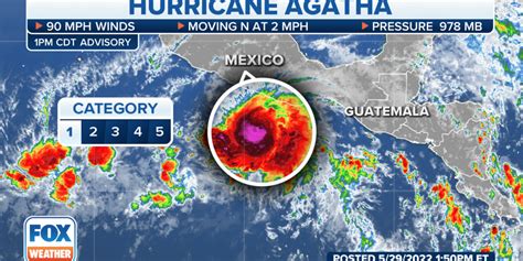 Hurricane Agatha Forms In The Eastern Pacific Landfall Expected In