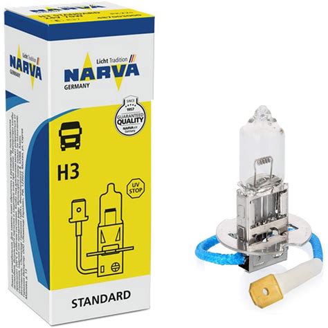 Narva Auto Bulb H3 12V 24V Shopee Philippines