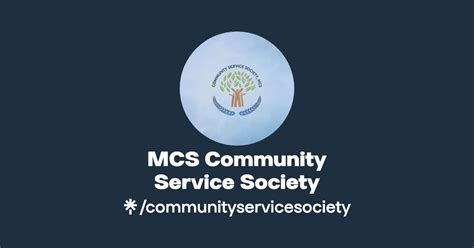 MCS Community Service Society Twitter Instagram Linktree