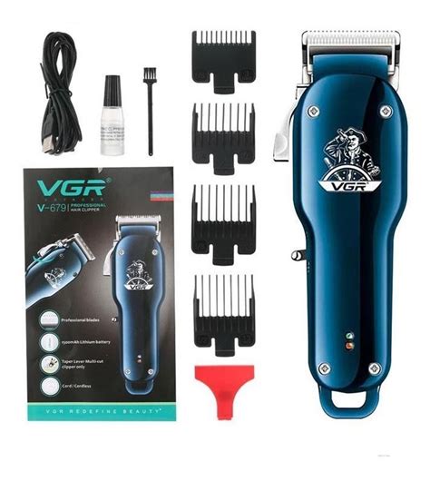 Cortadora Pelo Barba Clipper Vgr V Ajustable Recargable Azul