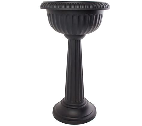 Bloem Grecian Urn Tall Pedestal Planter 32 QVC