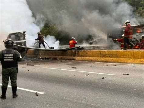 Gobernador De Miranda Pidió Investigar Explosión De Gandola En La Autopista Gran Mariscal De