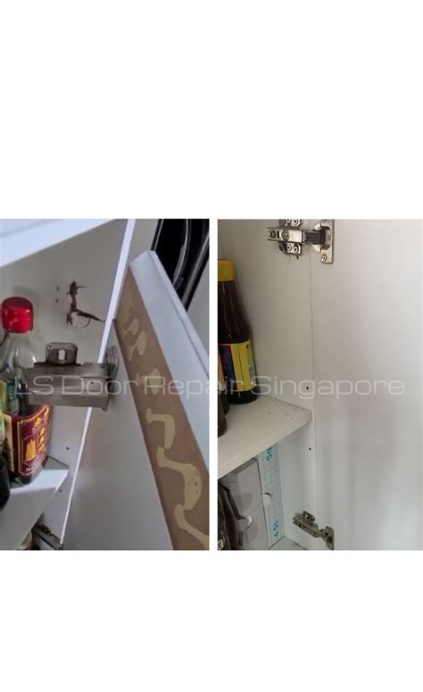 Supply And Replace Cabinet Door Hinges At West Coast Crescent - LS Door