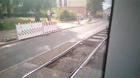 Straßenbahn Brandenburg an der Havel Mitfahrt auf der Linie 1 und 6 von