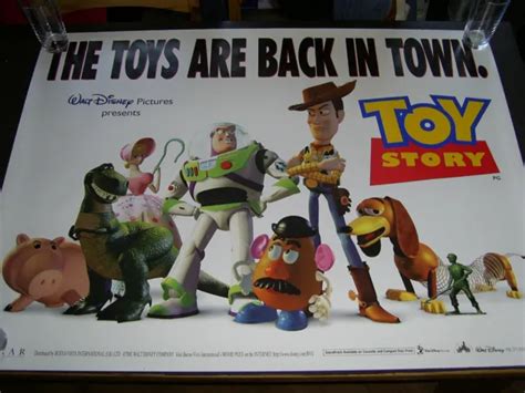 PIXAR S TOY STORY 1996 UK Quad Cinema Poster Rare 249 95 PicClick UK