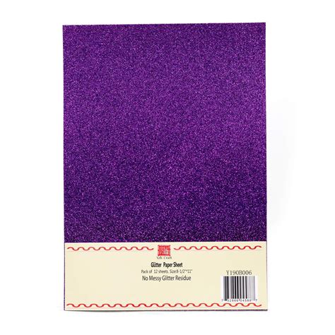 Yzh Crafts Glitter Cardstock Ec Paper No Shed Shimmer Glitter Paper