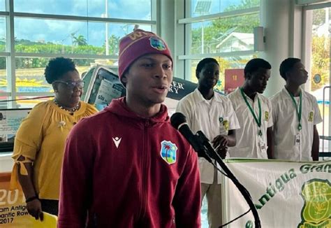 West Indies Under-19 Sensation, Jewel Andrew, Receives Hero's Welcome ...