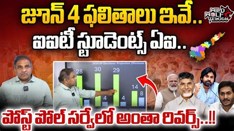 Ai Sensational Survey On Ap Election Cs Rao Ap Exit Polls