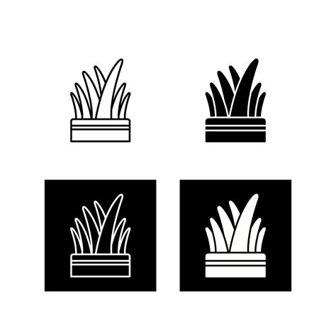 Grass Vector Icon 28028760 Vector Art At Vecteezy