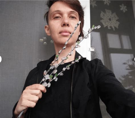 Set Of 3 Sea Stained Glass Pussy Willow Stems Glass Flowers Seastainedglass