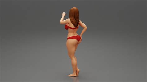 Archivo D Mujer Sexy En Bikini Posando En La Playa Stlidea De