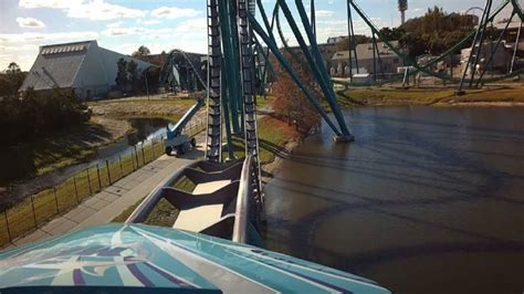 Mako SeaWorld Orlando Front Row 4K HD POV January 2023 YouTube